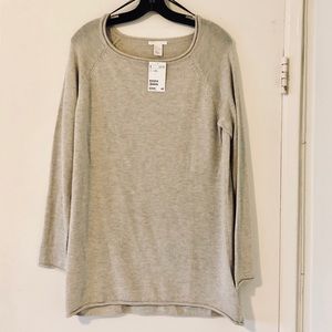 H&M light gray knit tunic